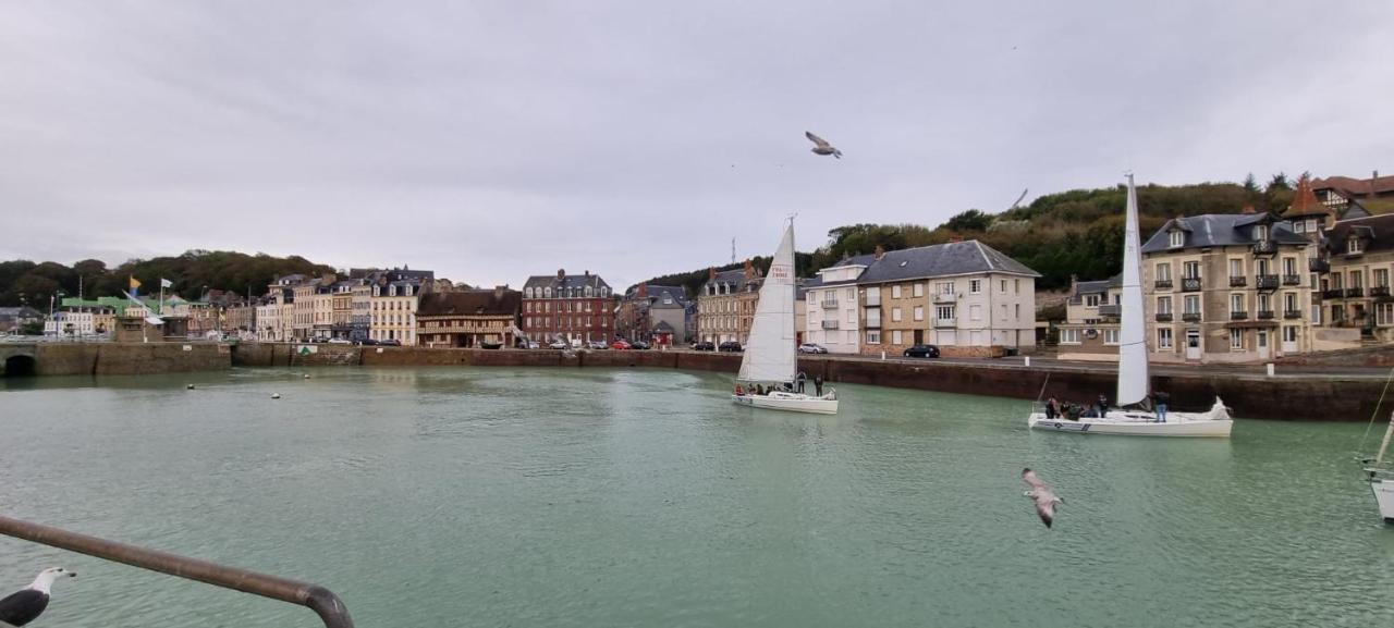 Appartement Sur Le Port, 105M Rez De Jardin Avec Parc Privatif Saint-Valery-en-Caux Luaran gambar