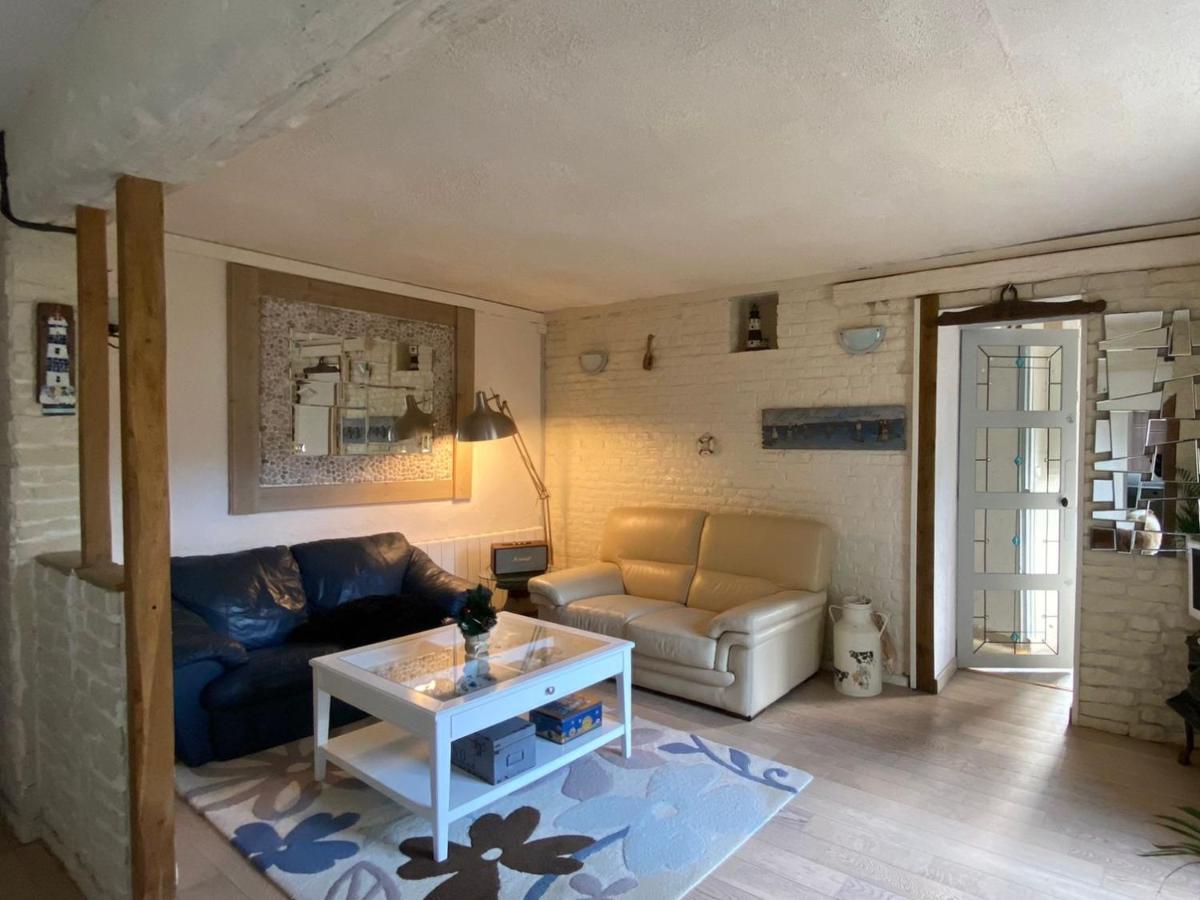 Appartement Sur Le Port, 105M Rez De Jardin Avec Parc Privatif Saint-Valery-en-Caux Luaran gambar
