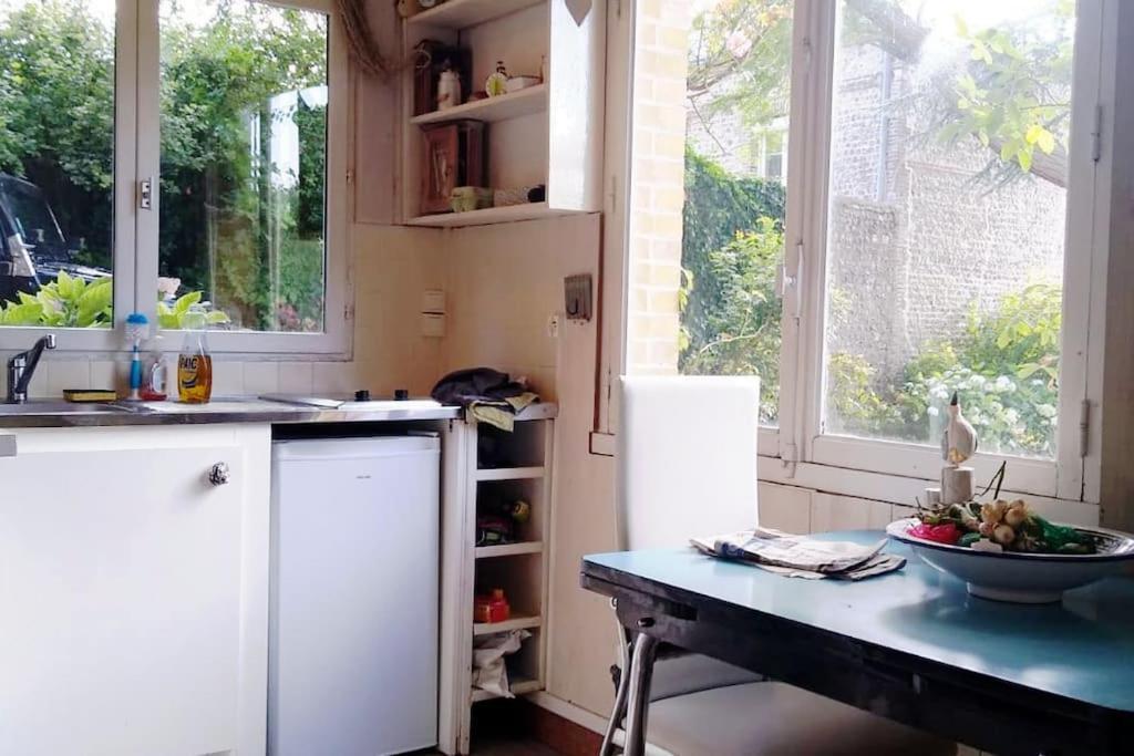 Appartement Sur Le Port, 105M Rez De Jardin Avec Parc Privatif Saint-Valery-en-Caux Luaran gambar